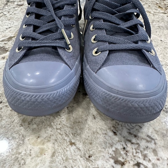 Converse All Star Blue Sneakers with Gold Details Limited edition Size 9 Woman - Picture 6 of 10